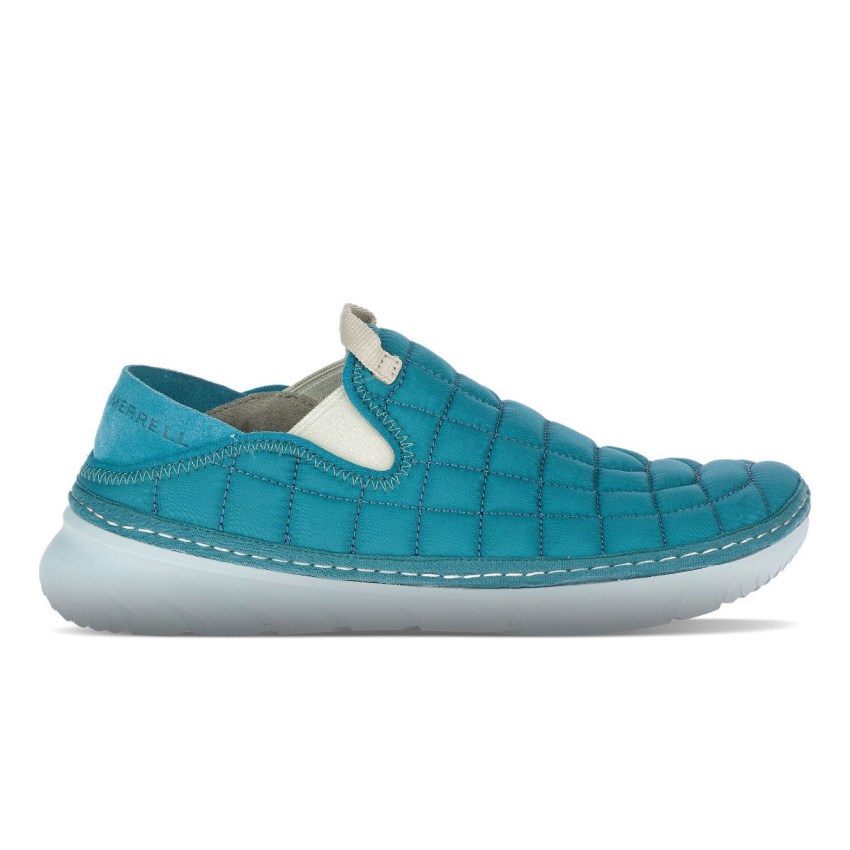 Chaussure Casual Merrell Hut Moc Turquoise Femme | Q.U.ALSO